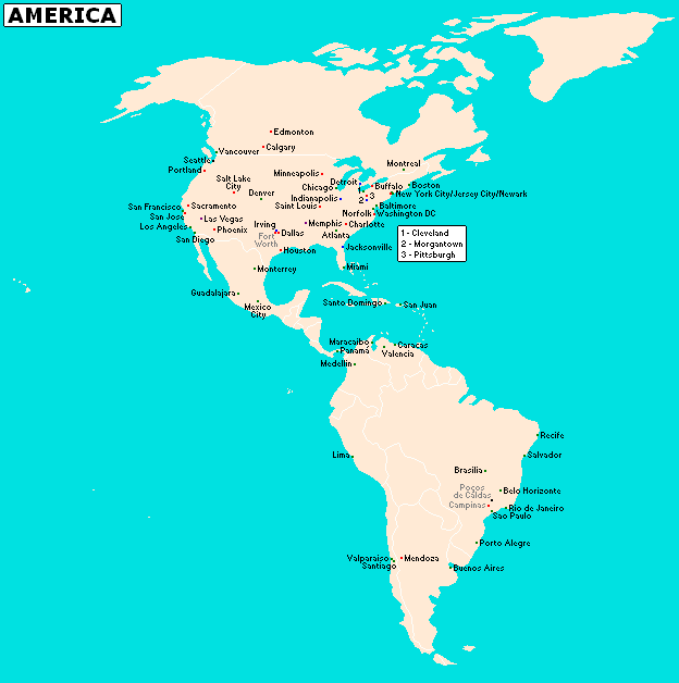 CityRailTransit America Map